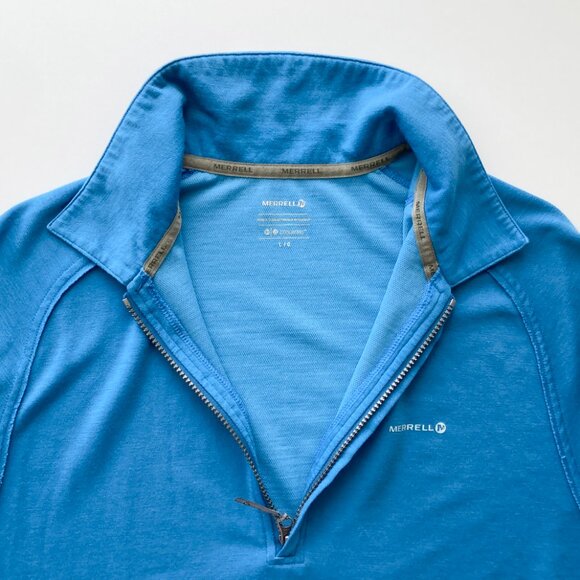 Merrell Coppertec Wool Blend 1/2 Zip Base Layer - Picture 4 of 11
